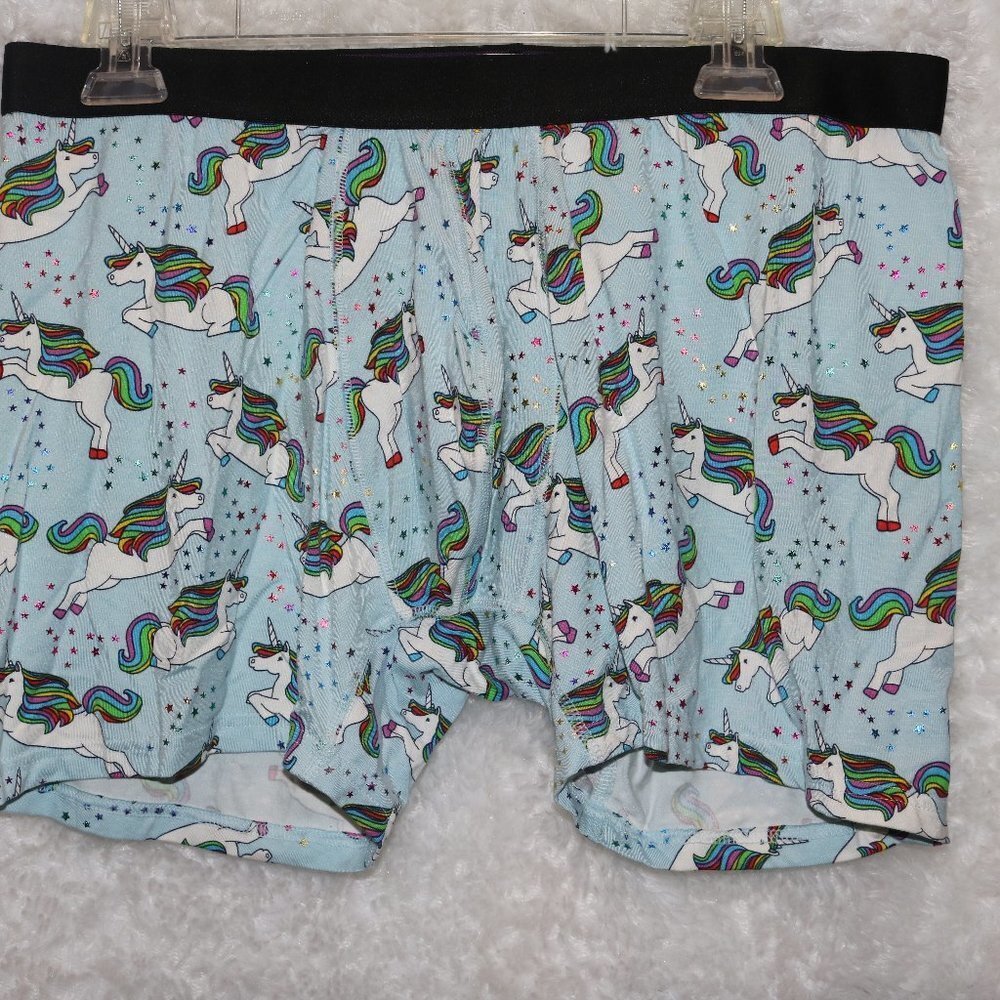 MeUndies rainbow unicorn mens or unisex boxer briefs 3XL new without tags